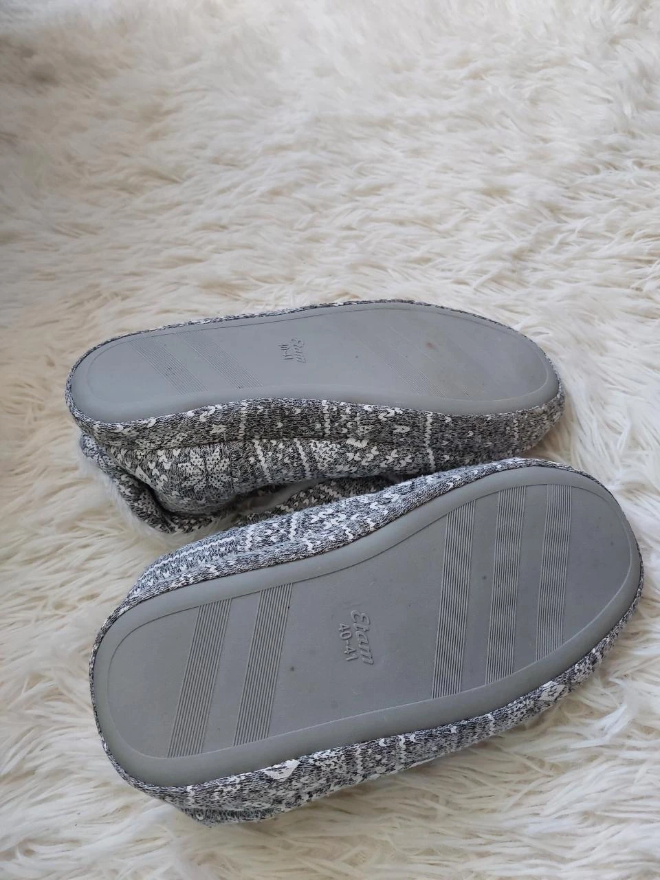 Pantufas Etam cinza claro - Tamanho 39 - Muito bom estado – photo 5